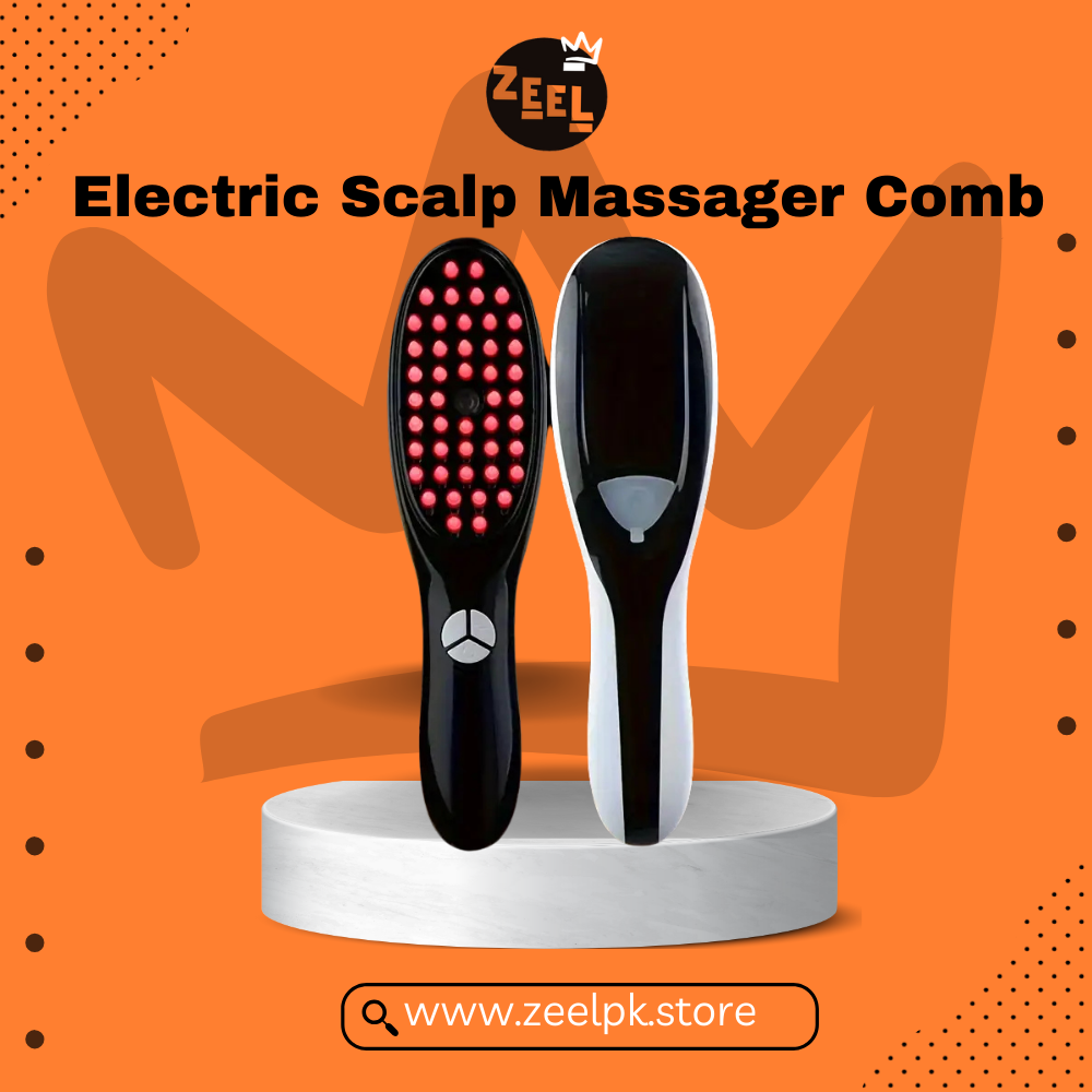 USB Rechargeable Electric Scalp Massager Brush