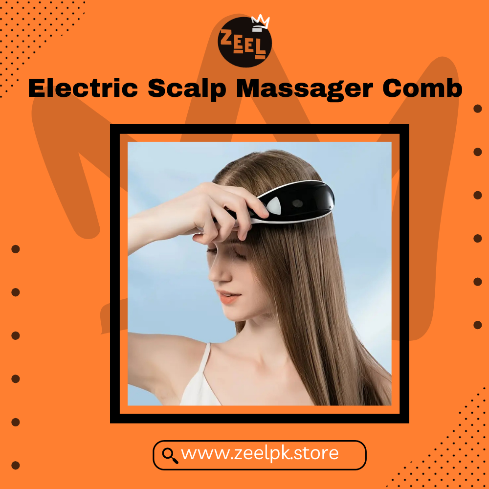 USB Rechargeable Electric Scalp Massager Brush